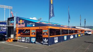 Race canopy for Troy Lee Designs at AMA Supercross