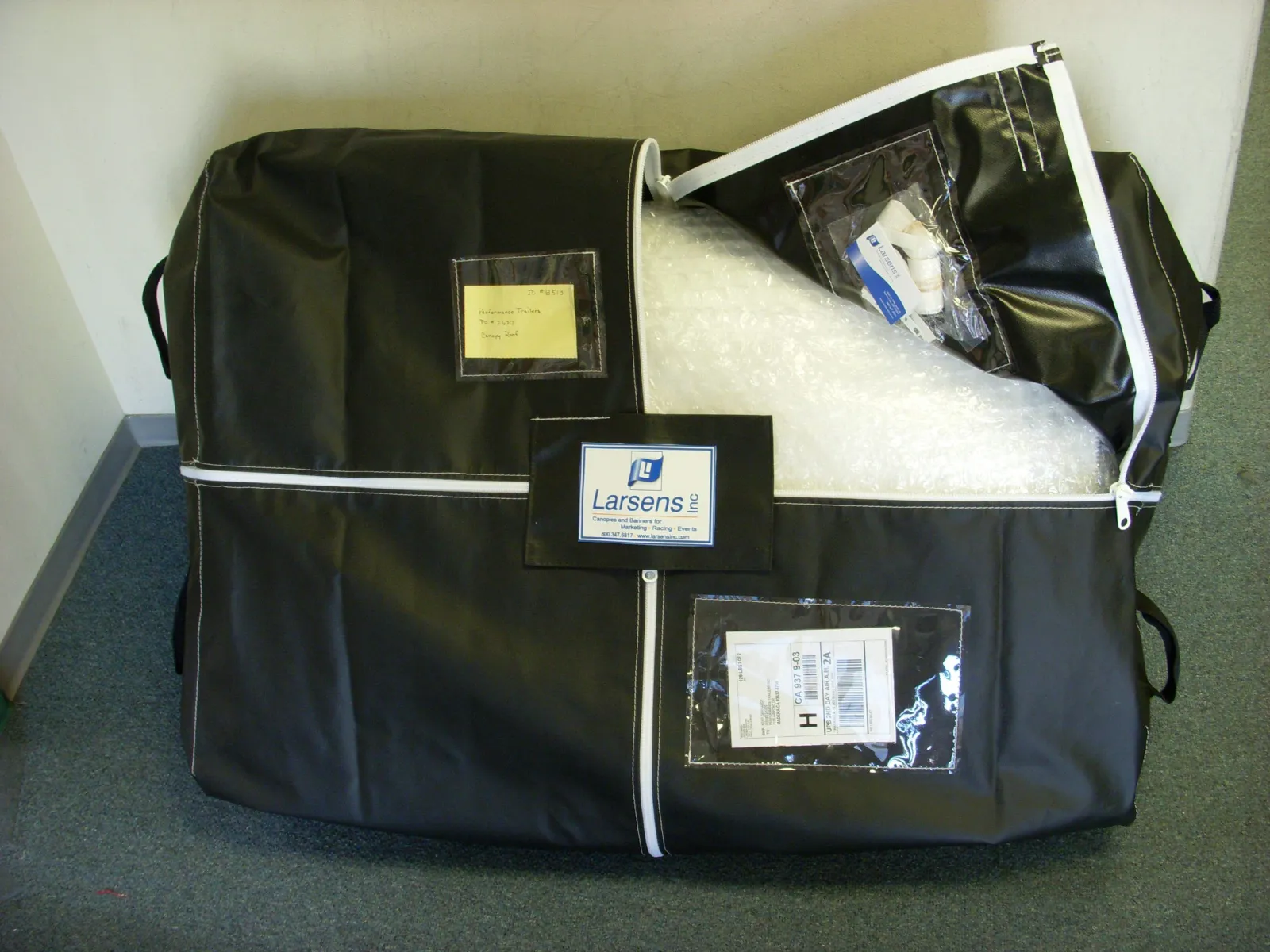 Larsens canopy storage bag