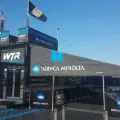 Custom race trailer awning for Wayne Taylor Racing, IMSA paddock