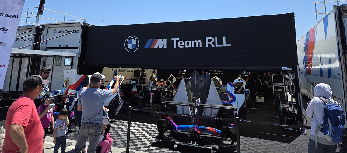 BMW Team RLL Banner BMW Team RLL Banner